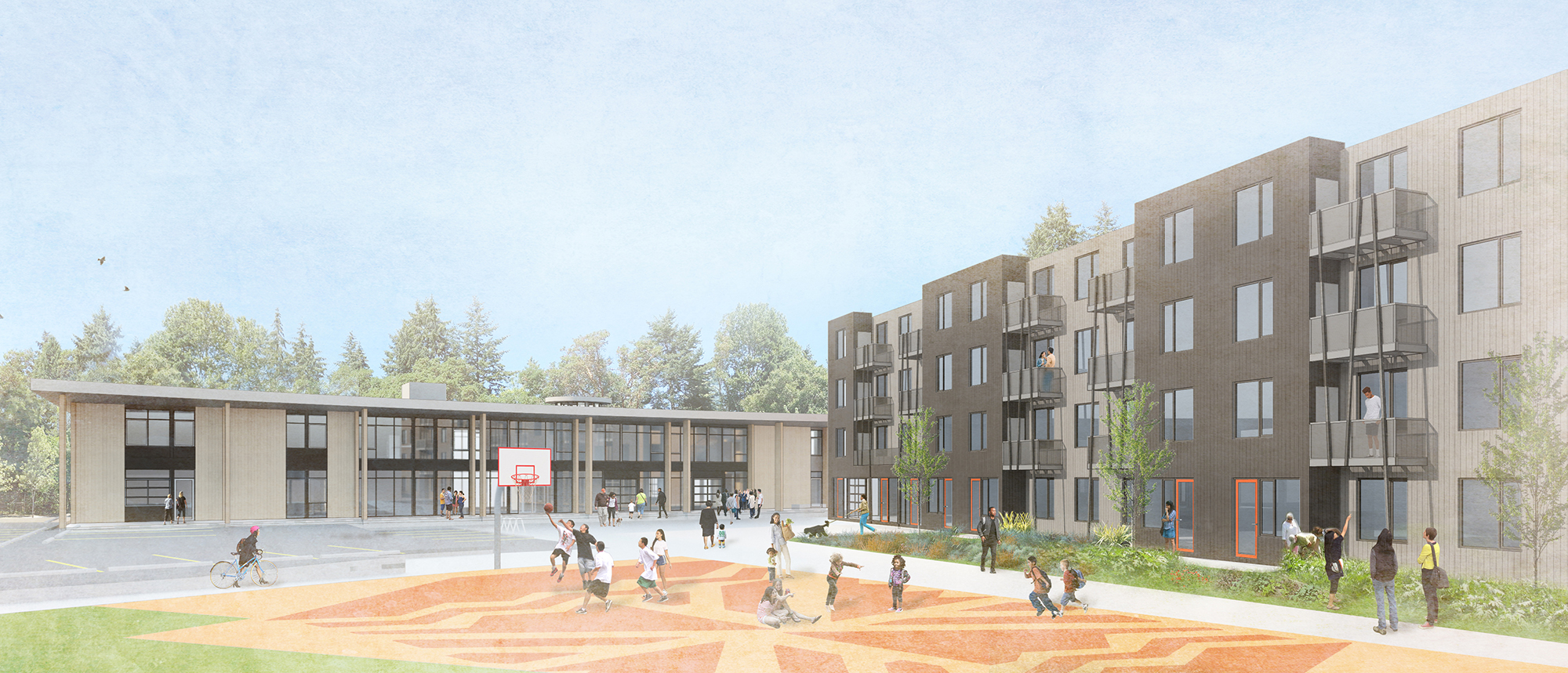 White Center Hub Rendering