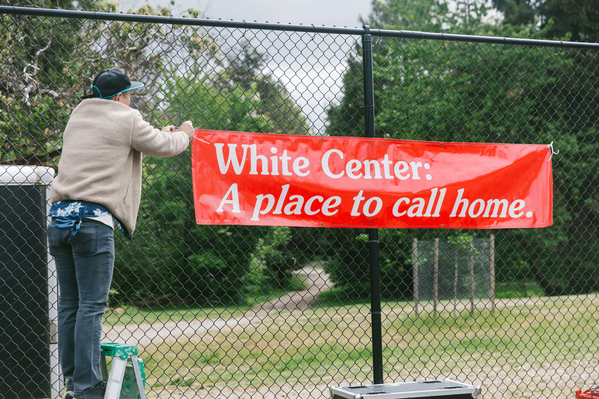 White Center Hub May 2024 Sign