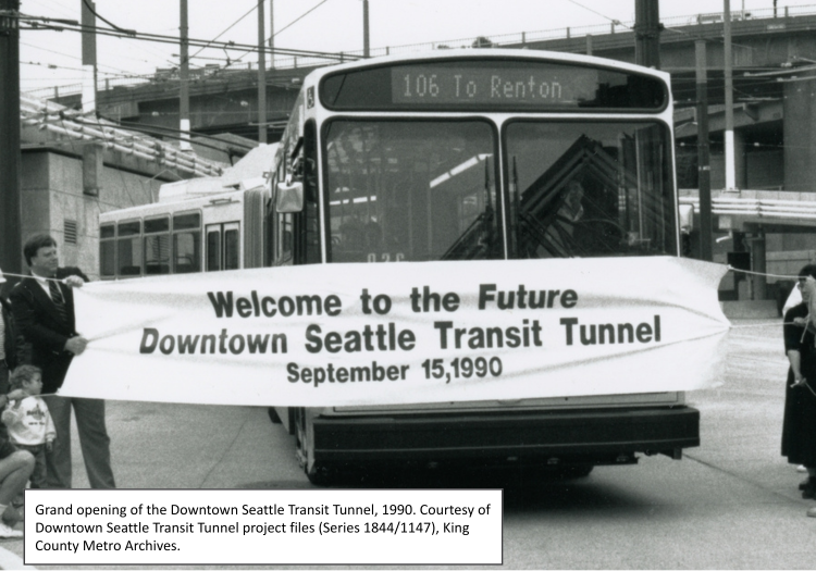 1990 Downtown Seattle Transit Tunnel Welcome To The Future