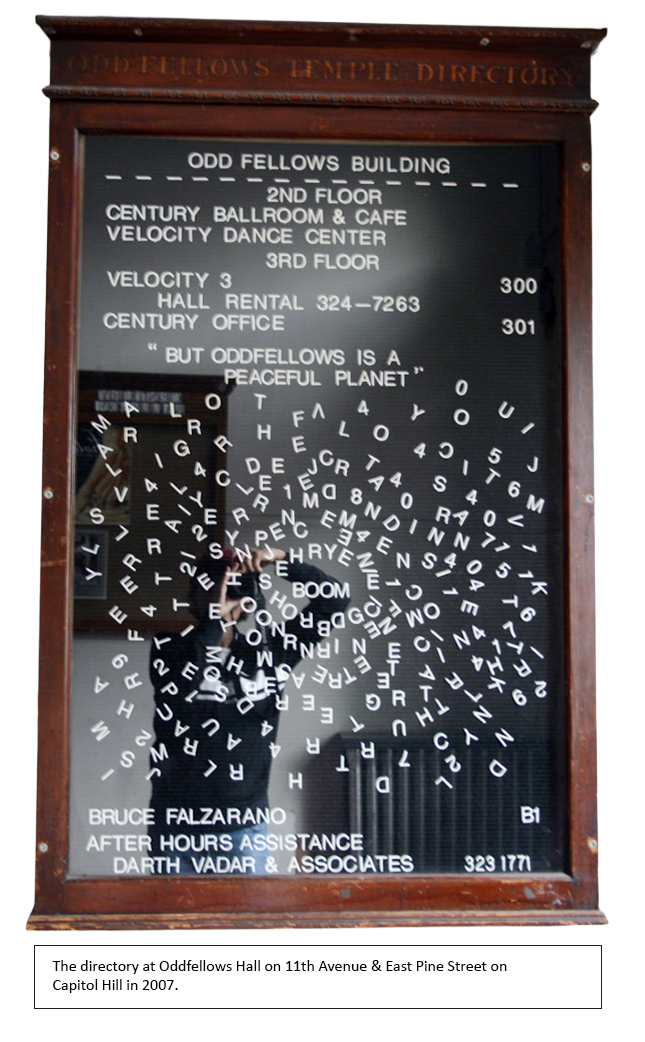 2007 Oddfellows Hall Building Directory