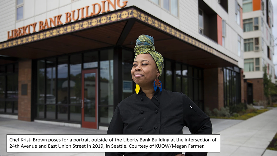 Kristi Brown Communion Liberty Bank Building 2019 Kuow